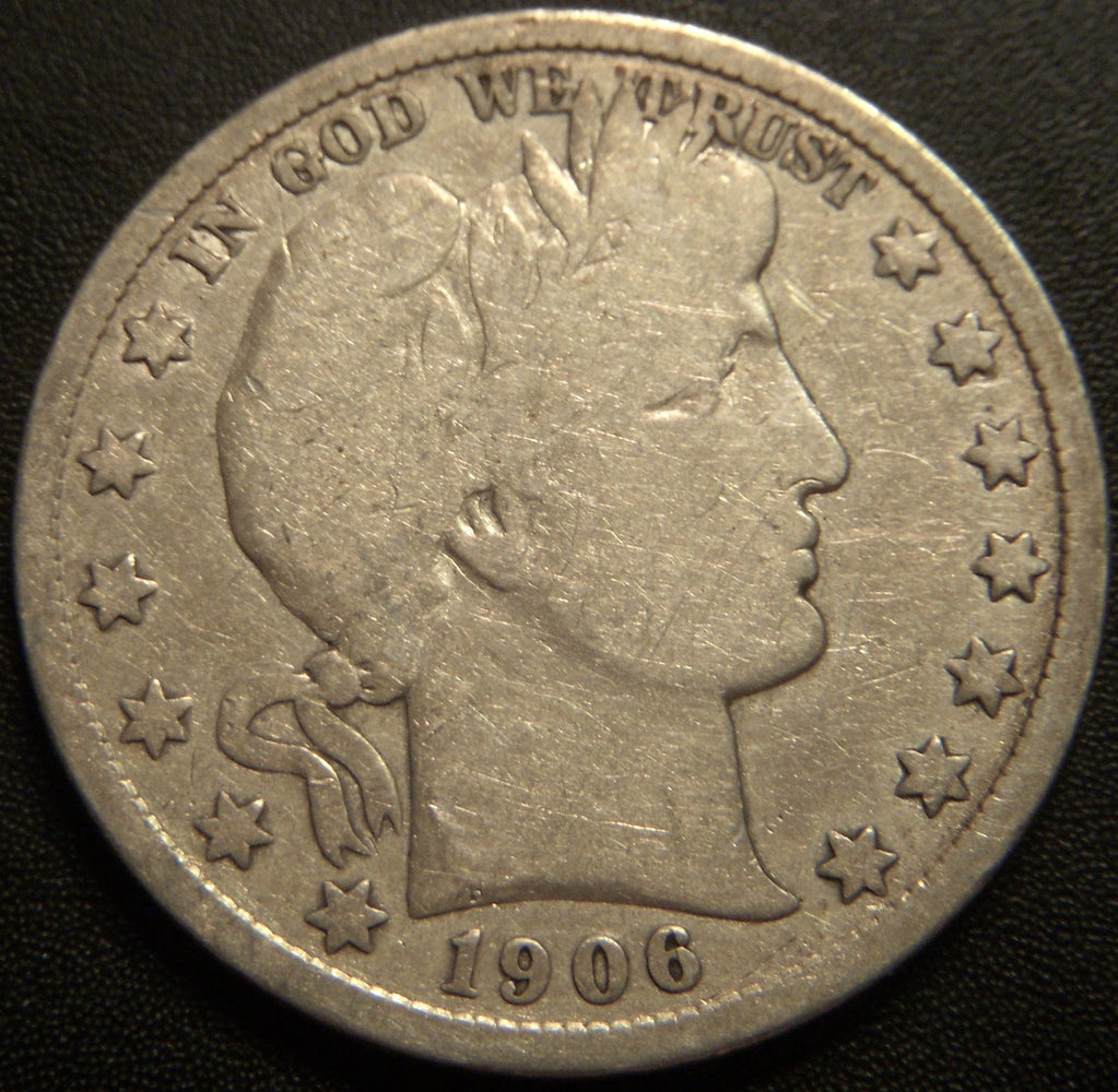 1906-D Barber Half Dollar - Good