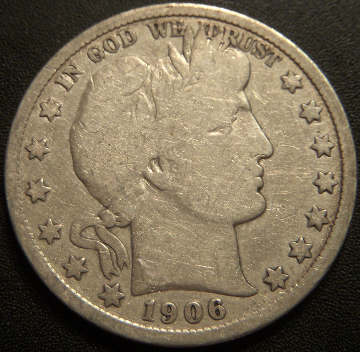 1906-D Barber Half Dollar - Good