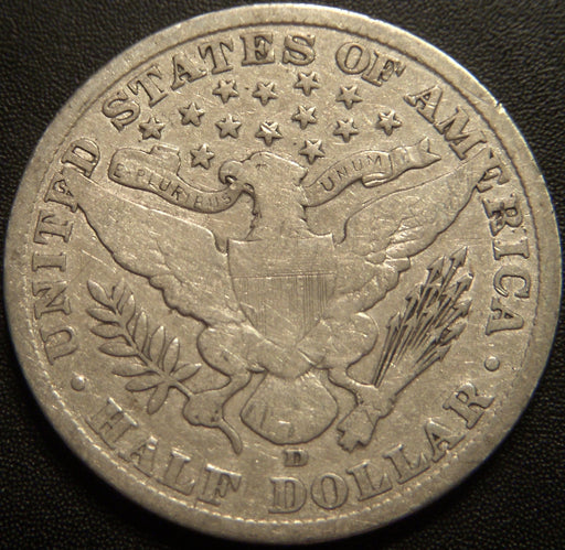 1906-D Barber Half Dollar - Good