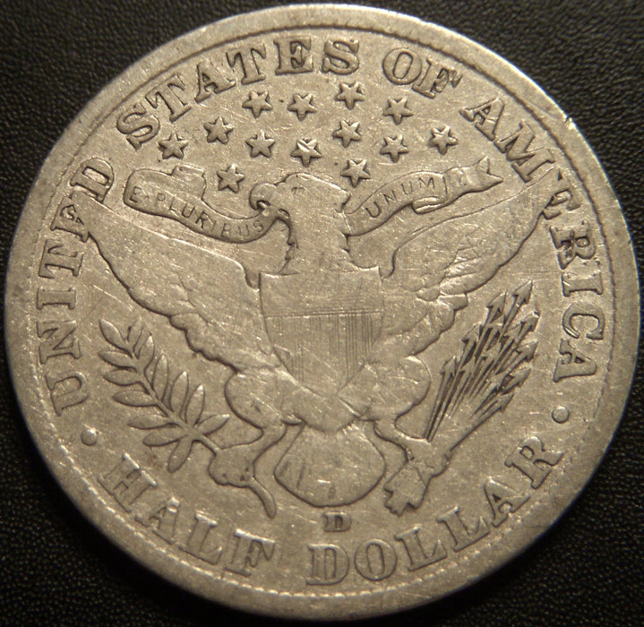 1906-D Barber Half Dollar - Good