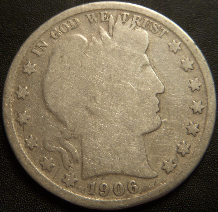 1906-O Barber Half Dollar - Good