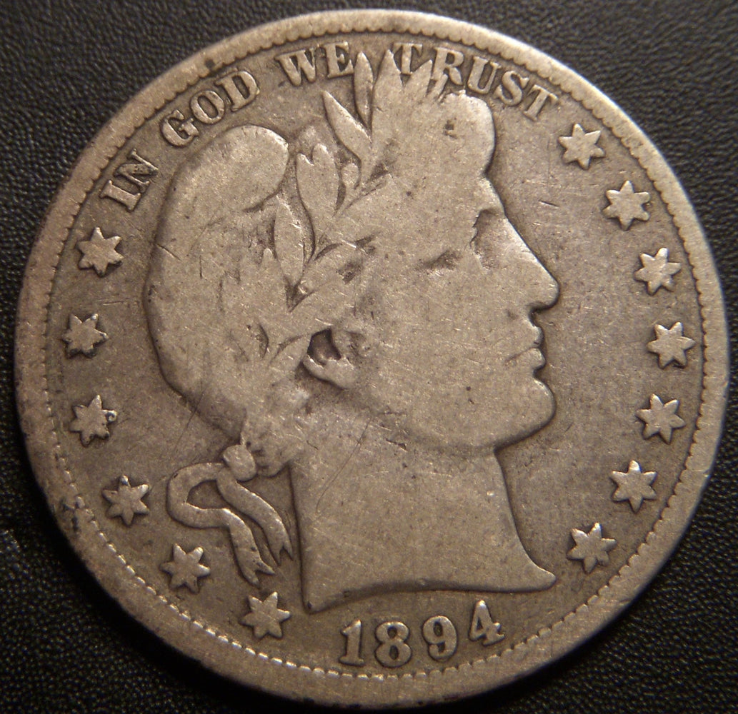 1894 Barber Half Dollar - Good