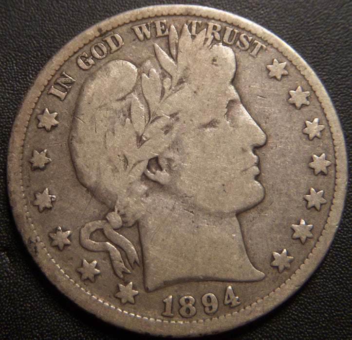 1894 Barber Half Dollar - Good