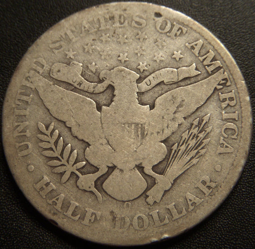 1907-O Barber Half Dollar - Good