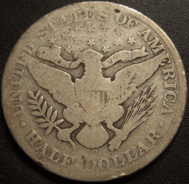 1907-O Barber Half Dollar - Good