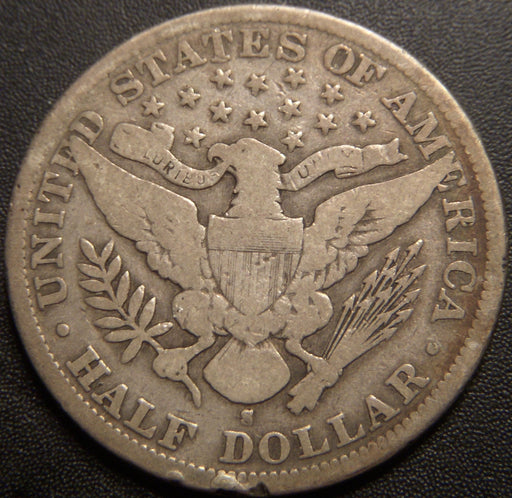 1897-S Barber Half Dollar - Very Good