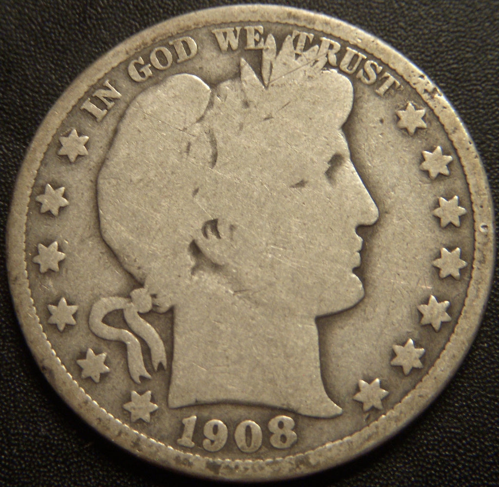 1908 Barber Half Dollar - Good