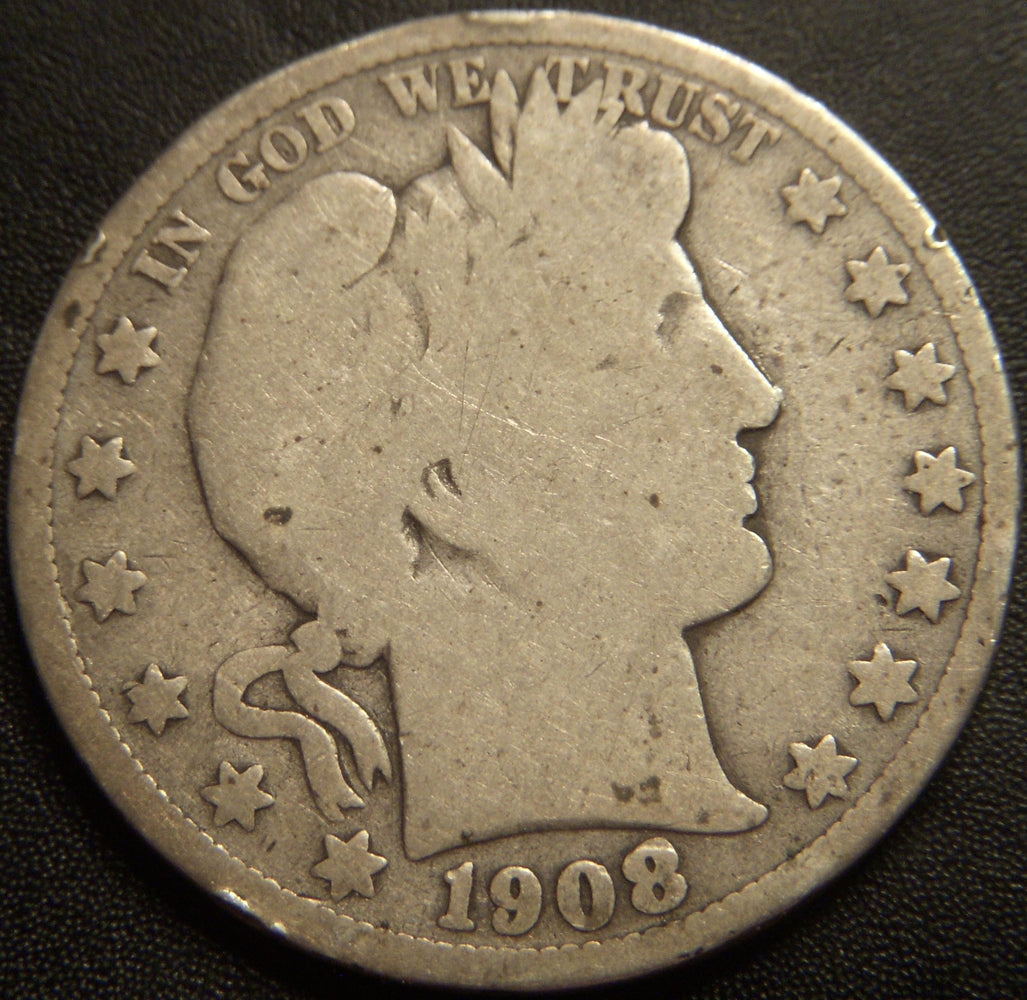 1908-O Barber Half Dollar - Good