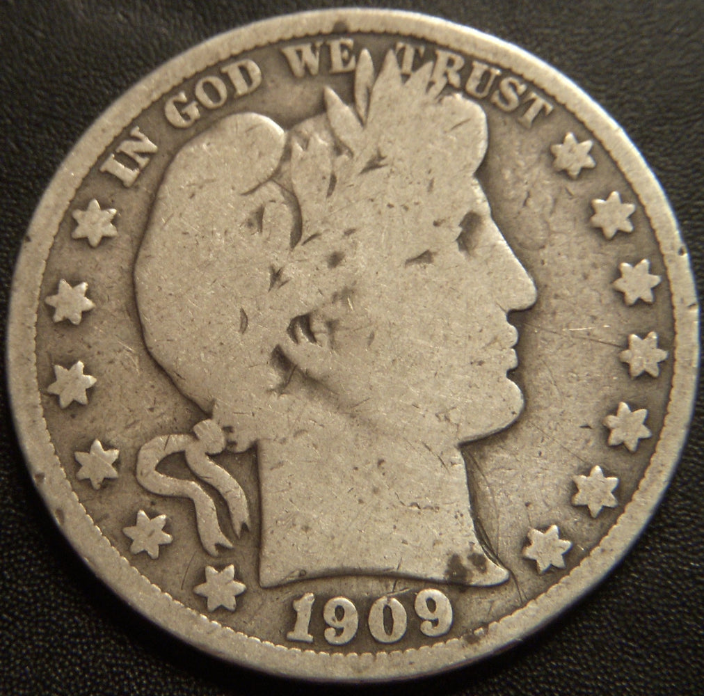 1909 Barber Half Dollar - Good