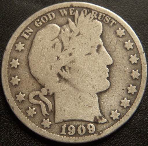 1909 Barber Half Dollar - Good