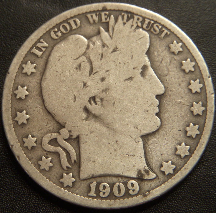1909 Barber Half Dollar - Good