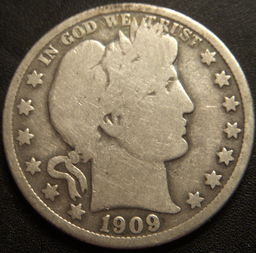 1909-O Barber Half Dollar - Good