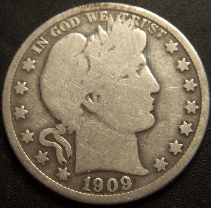1909-O Barber Half Dollar - Good