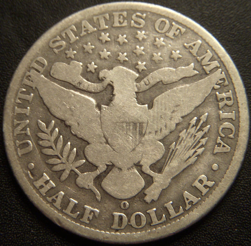 1909-O Barber Half Dollar - Good