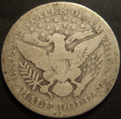 1909-S Barber Half Dollar - Good