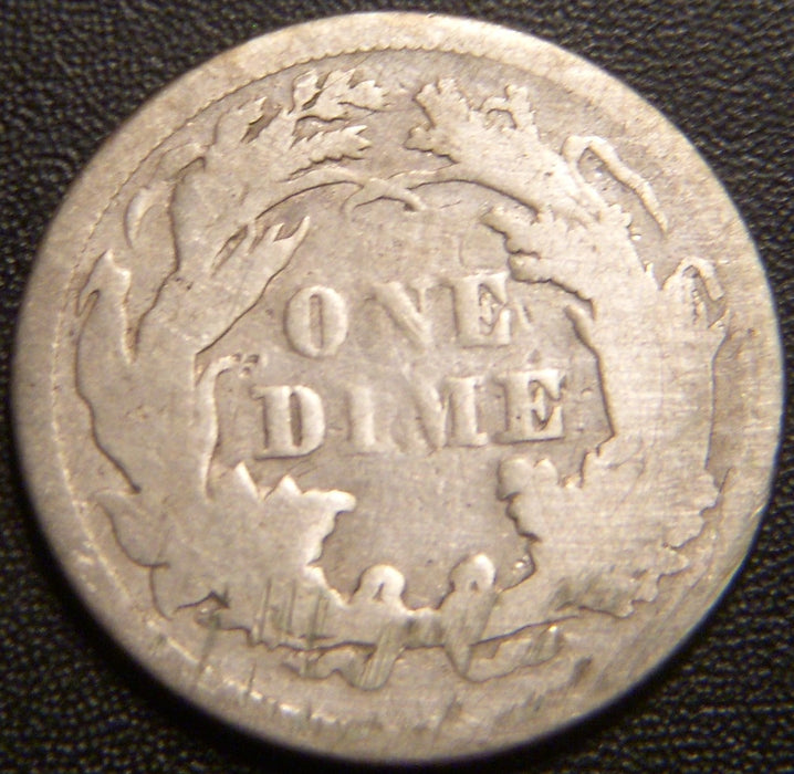 1876 Seated Dime - Fine