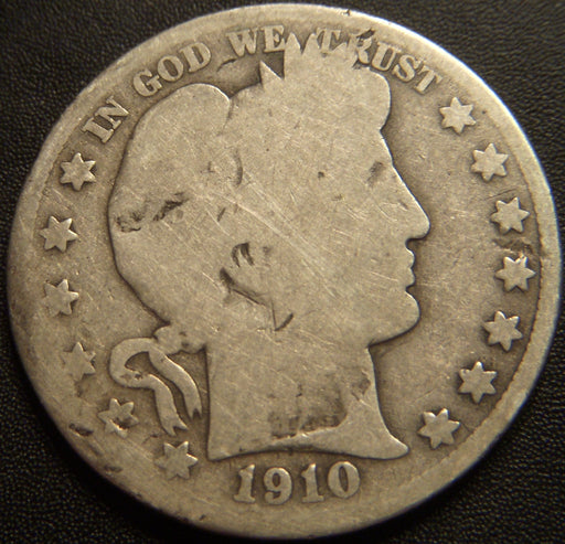 1910 Barber Half Dollar - Good
