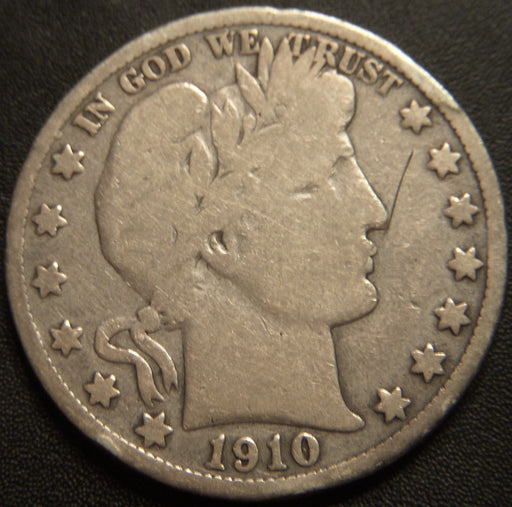 1910-S Barber Half Dollar - Good