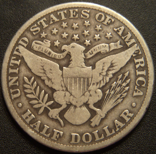 1911 Barber Half Dollar - Very Good