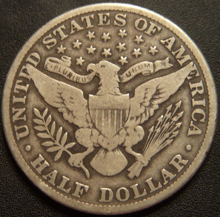 1911 Barber Half Dollar - Very Good