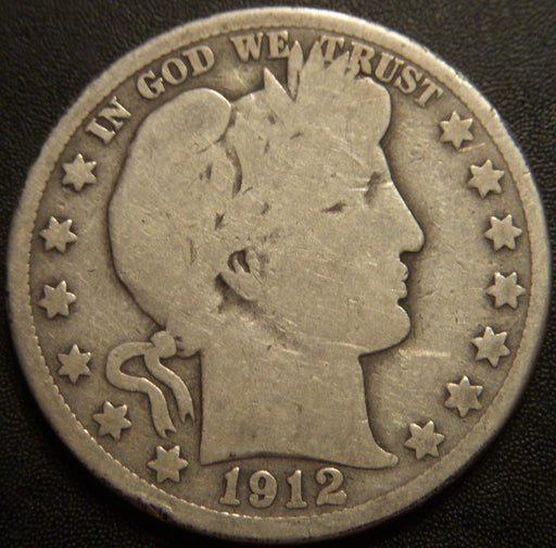 1912-D Barber Half Dollar - Good