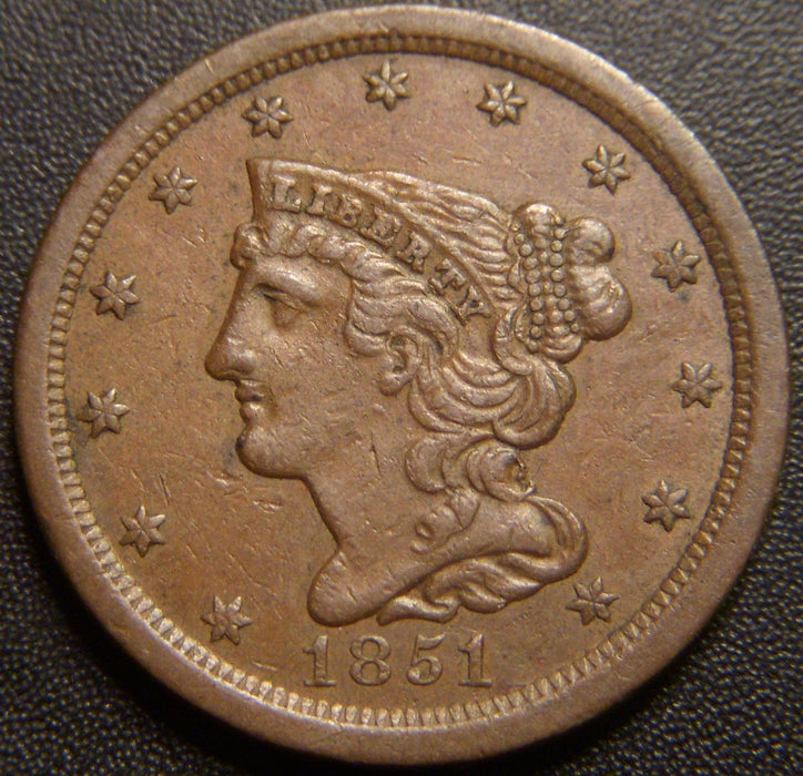 1851 Half Cent - Very Fine