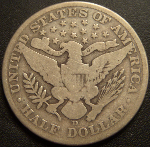1915-D Barber Half Dollar - Good