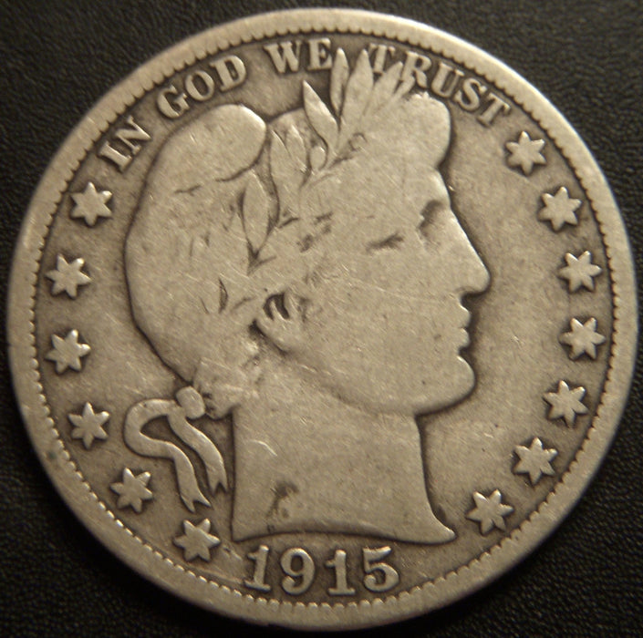 1915-S Barber Half Dollar - Very Good