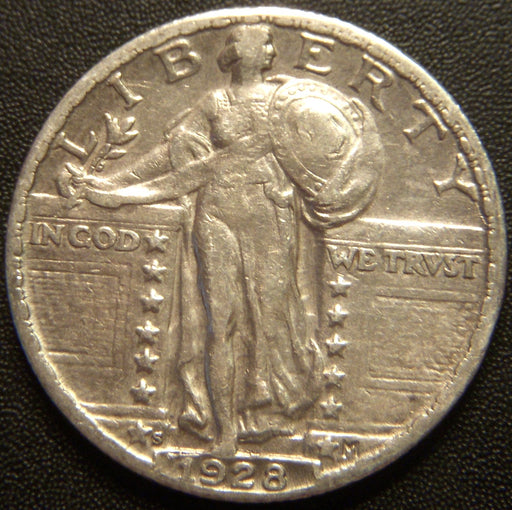 1928-S Standing Quarter - Very Fine