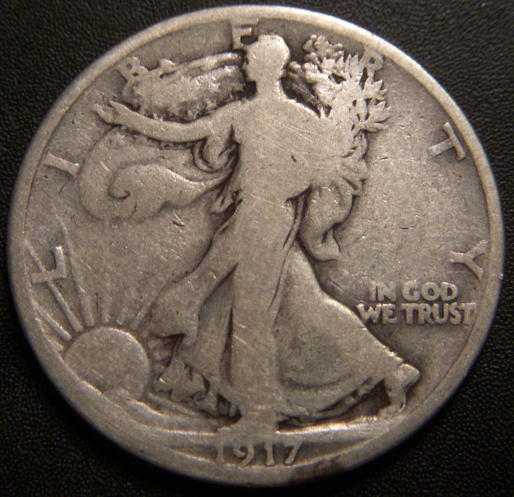 1917 Walking Half Dollar - Good