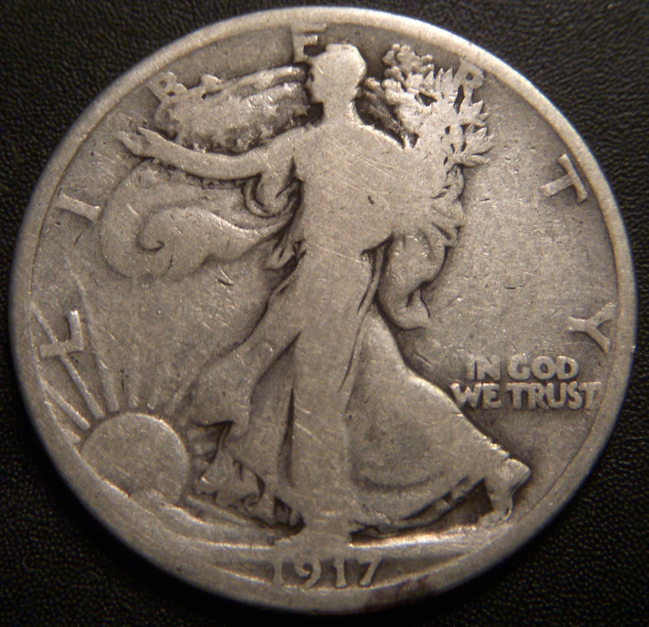 1917 Walking Half Dollar - Good