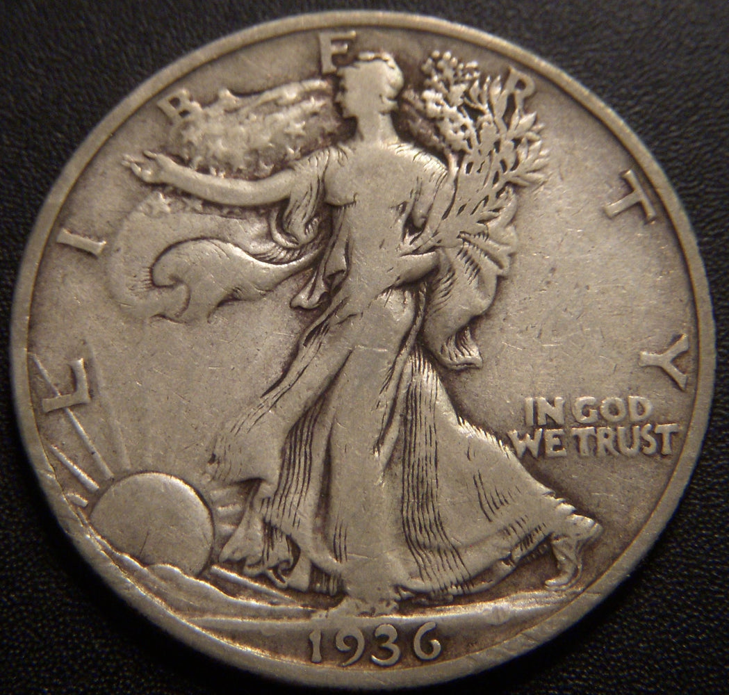 1936 Walking Half Dollar - Fine