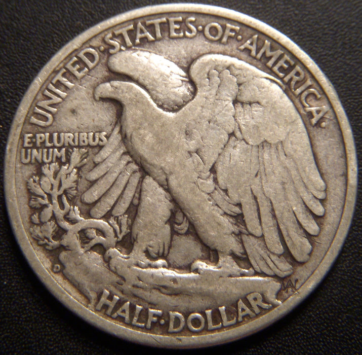1942-D Walking Half Dollar - Fine