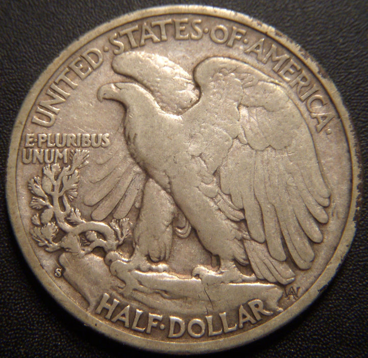 1944-S Walking Half Dollar - Fine