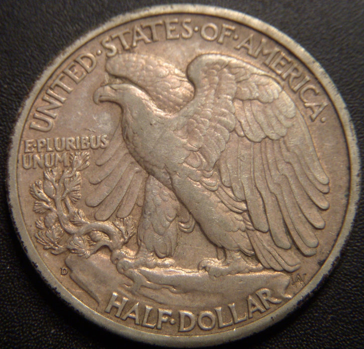 1945-D Walking Half Dollar - Very Fine