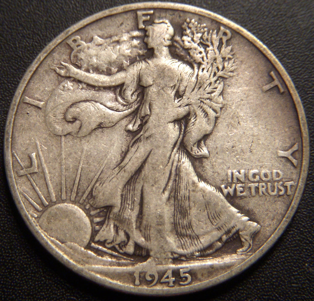 1945-S Walking Half Dollar - Very Fine