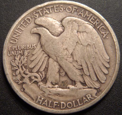 1945-S Walking Half Dollar - Very Fine