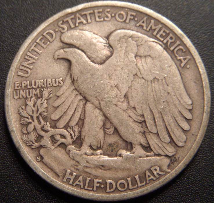 1945-S Walking Half Dollar - Very Fine