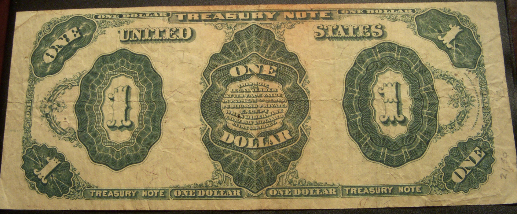 1891 $1 Treasury Note - FR# 351
