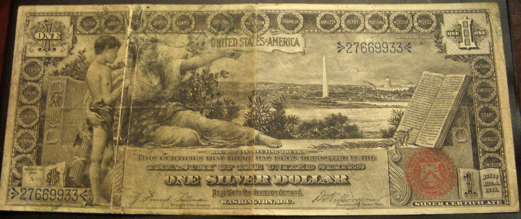 1896 $1 Silver Certificate - FR# 224