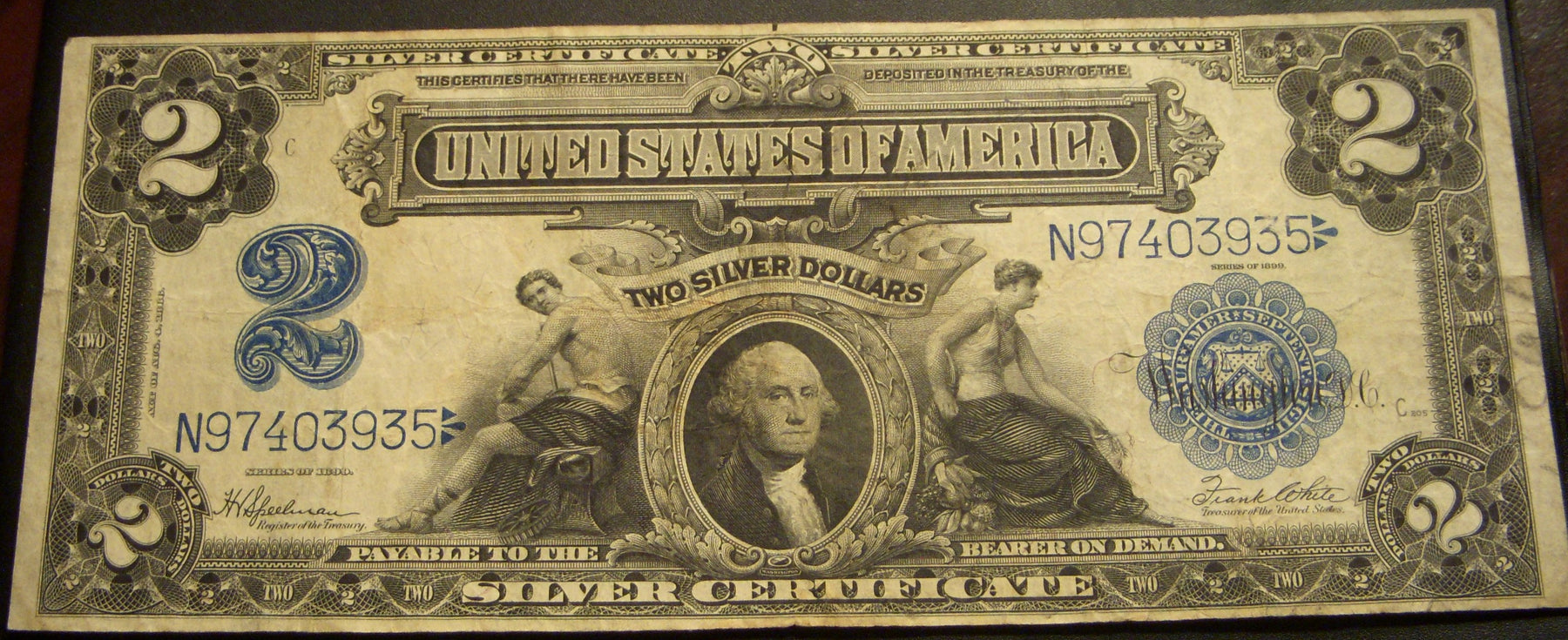 1899 $2 Silver Certificate - FR# 258