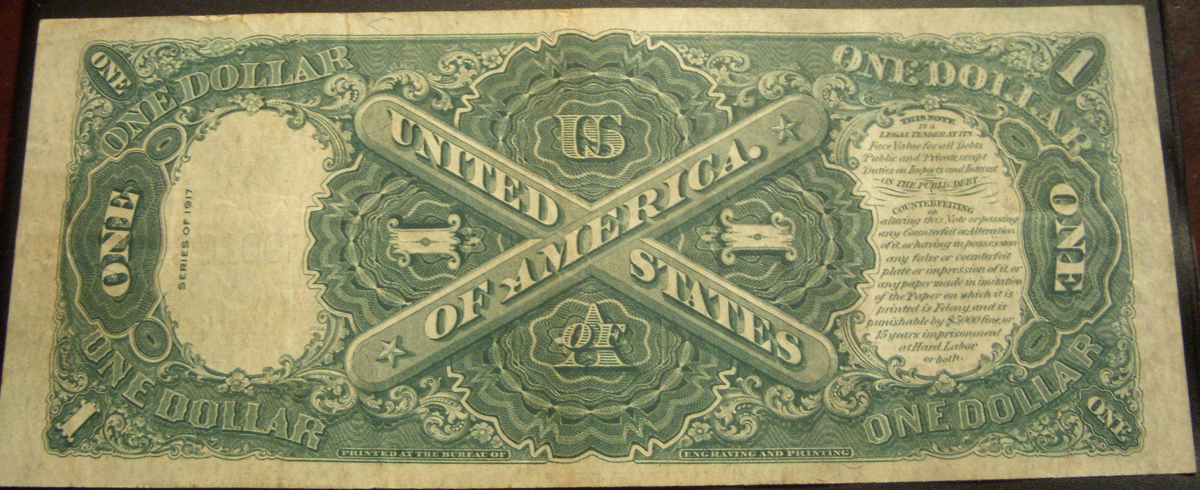 1917 $1 United States Note - FR# 39