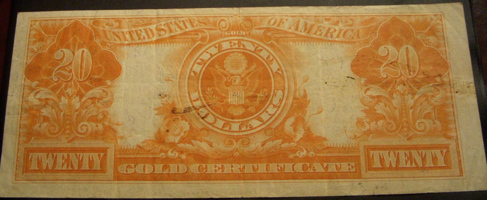 1922 $20 Gold Certificate - FR# 1187