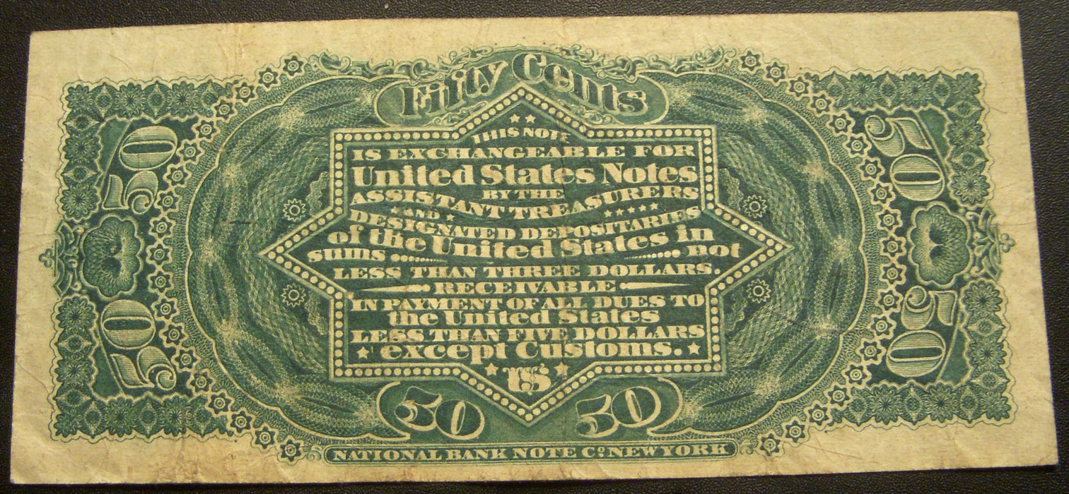 50 Cents Fractional Currency 4th Issue - FR# 1374