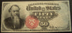50 Cents Fractional Currency 4th Issue - FR# 1376