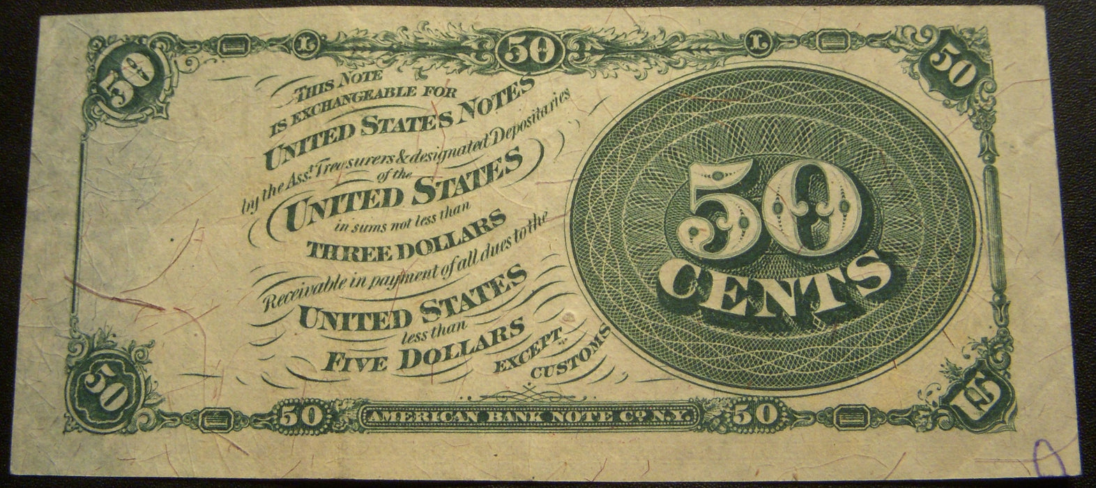 50 Cents Fractional Currency 4th Issue - FR# 1376