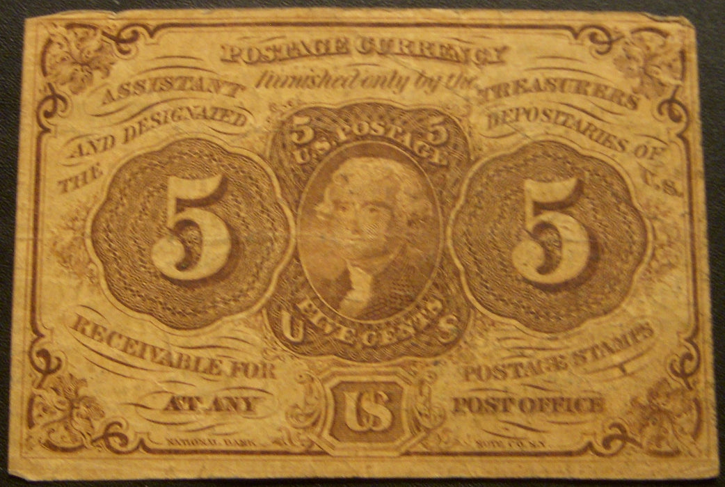 5 Cents Fractional Currency 1st Issue - FR# 1230