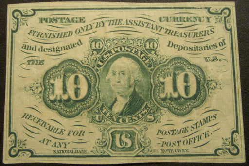 10 Cents Fractional Currency 1st Issue - FR# 1242