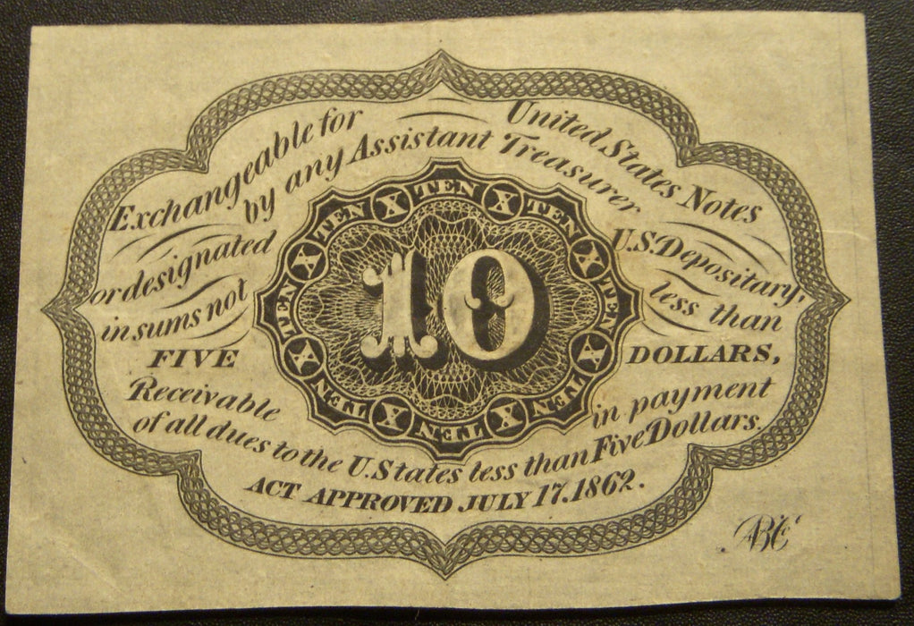 10 Cents Fractional Currency 1st Issue - FR# 1242