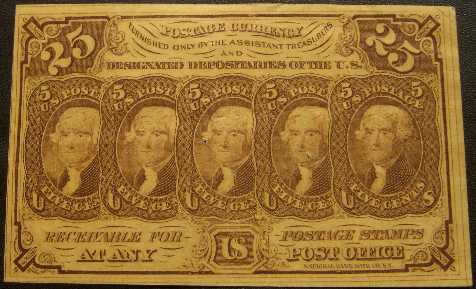 25 Cents Fractional Currency 1st Issue - FR# 1281